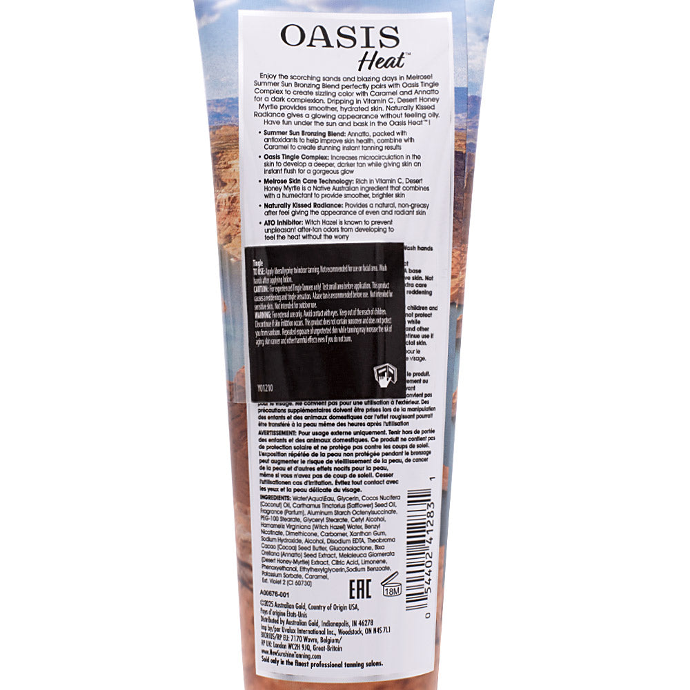 Australian Gold Oasis Heat 250ml - cosmetico solare con azione abbronzante