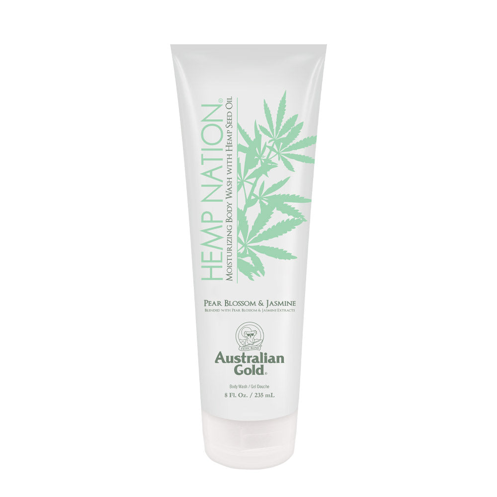 Australian Gold Hemp Nation Pear Blossom & Jasmine  Body Wash 235ml