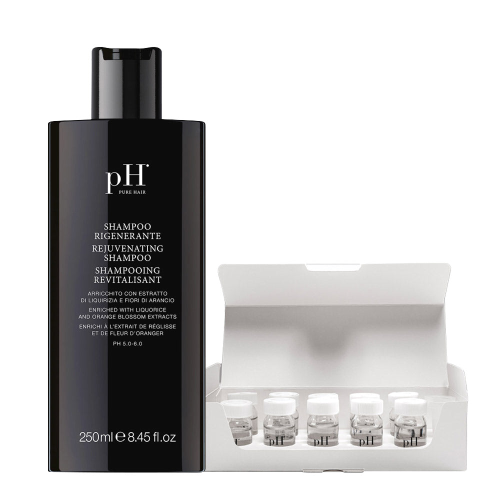 Ph Laboratories Rejuvenating Shampoo 250ml Scalp Treatment 10x5ml