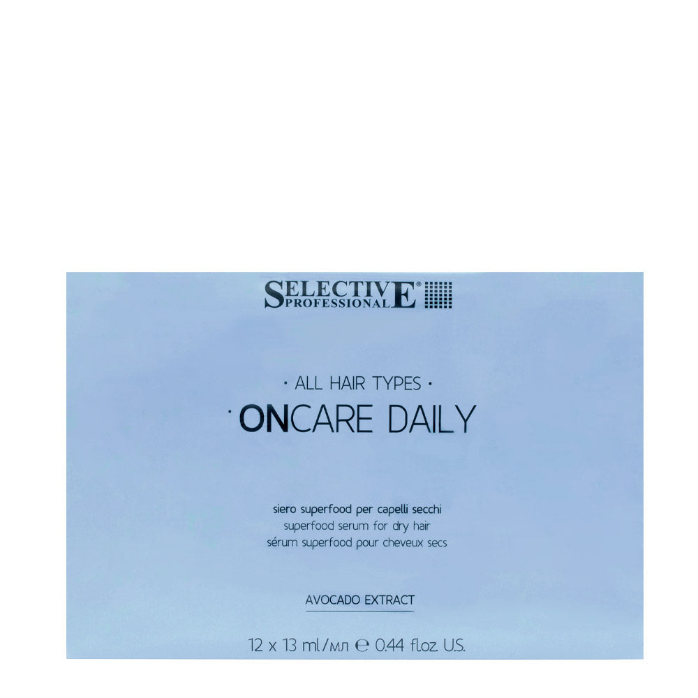 Selective Avocado Shot Hair Superfood  12x13ml - trattamento protettivo