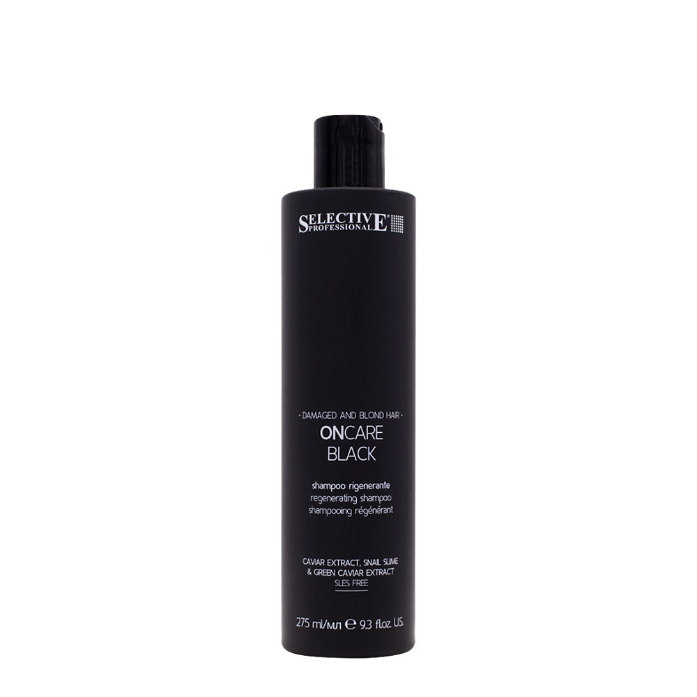 Selective Professional On Care Black Shampoo 275ml - shampoo rigenerante