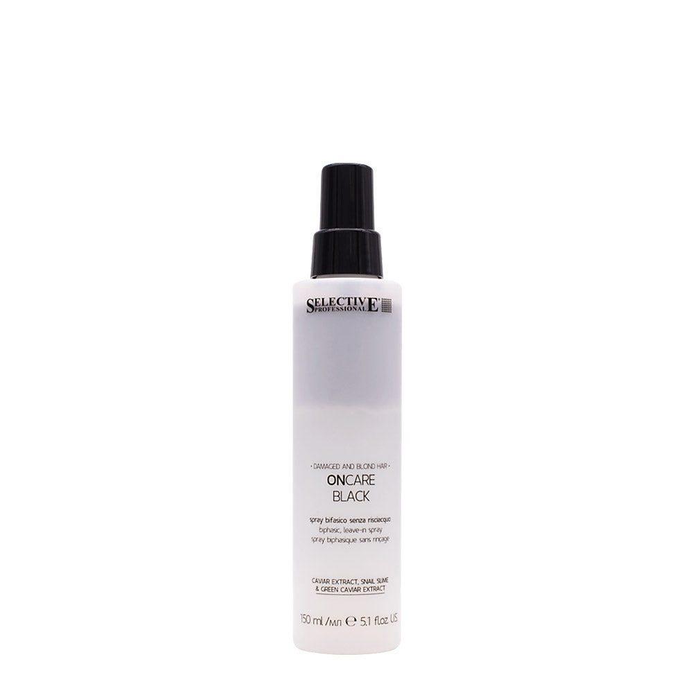 Selective Professional On Care Black Biphasic Spray 150ml - spray rigenerante