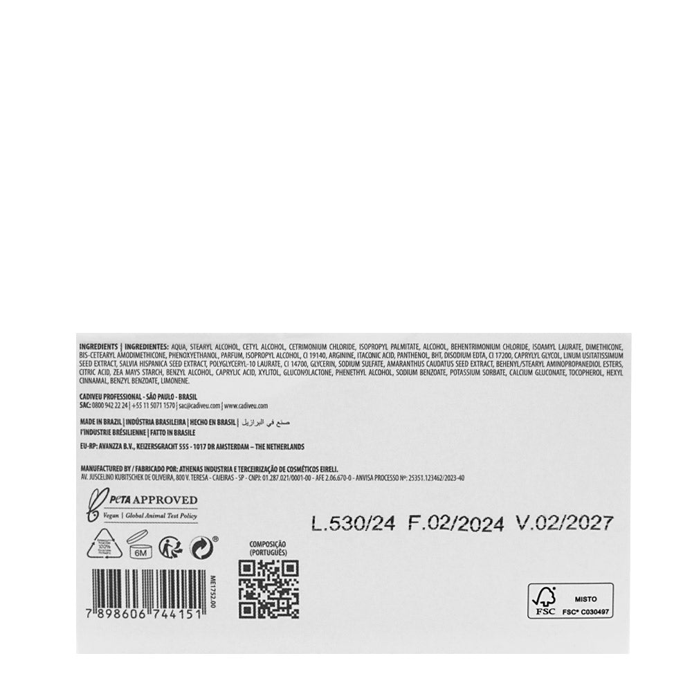 Cadiveu Professional Repair Solution Mask 200ml - maschera ristrutturante
