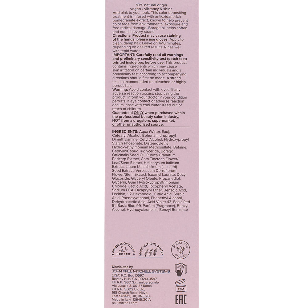 Paul Mitchell Clean Beauty Color Depositing Treatment Rose Quartz 150ml