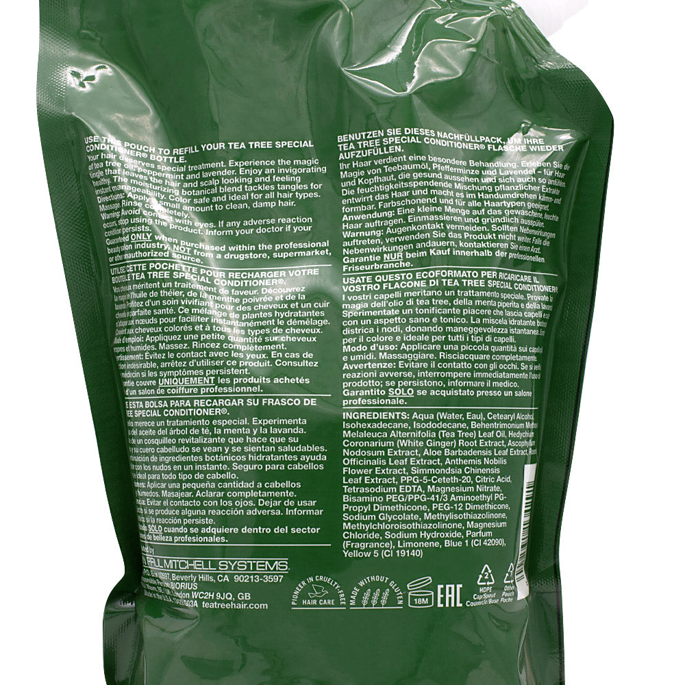 Paul Mitchell Tea Tree Special Conditioner Refill 1000ml - ecoricarica balsamo tonificante