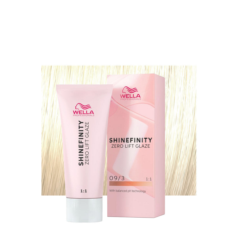 Wella Shinefinity 09/3 Biondo Chiaro Dorato 60ml - colore demi-permanente