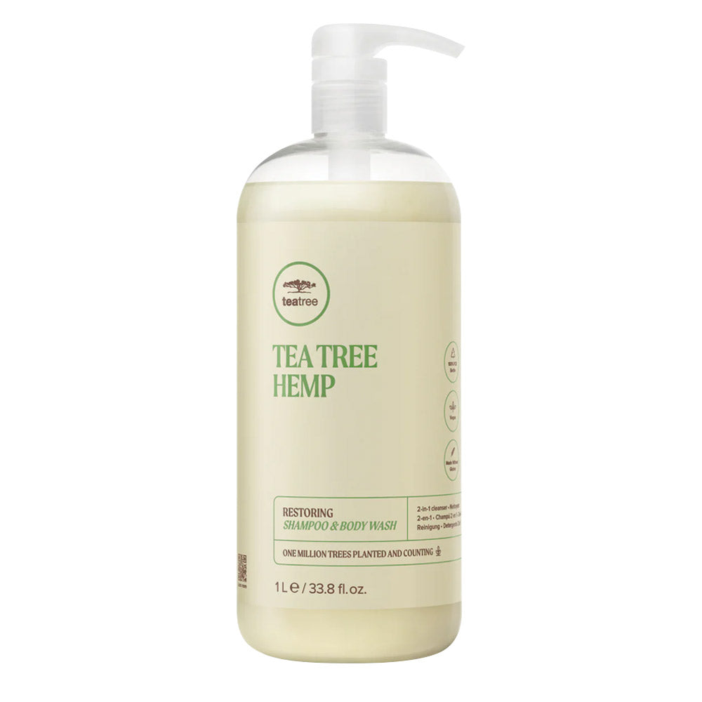Paul Mitchell Tea Tree Hemp Restoring Shampoo & Body Wash 1000ml