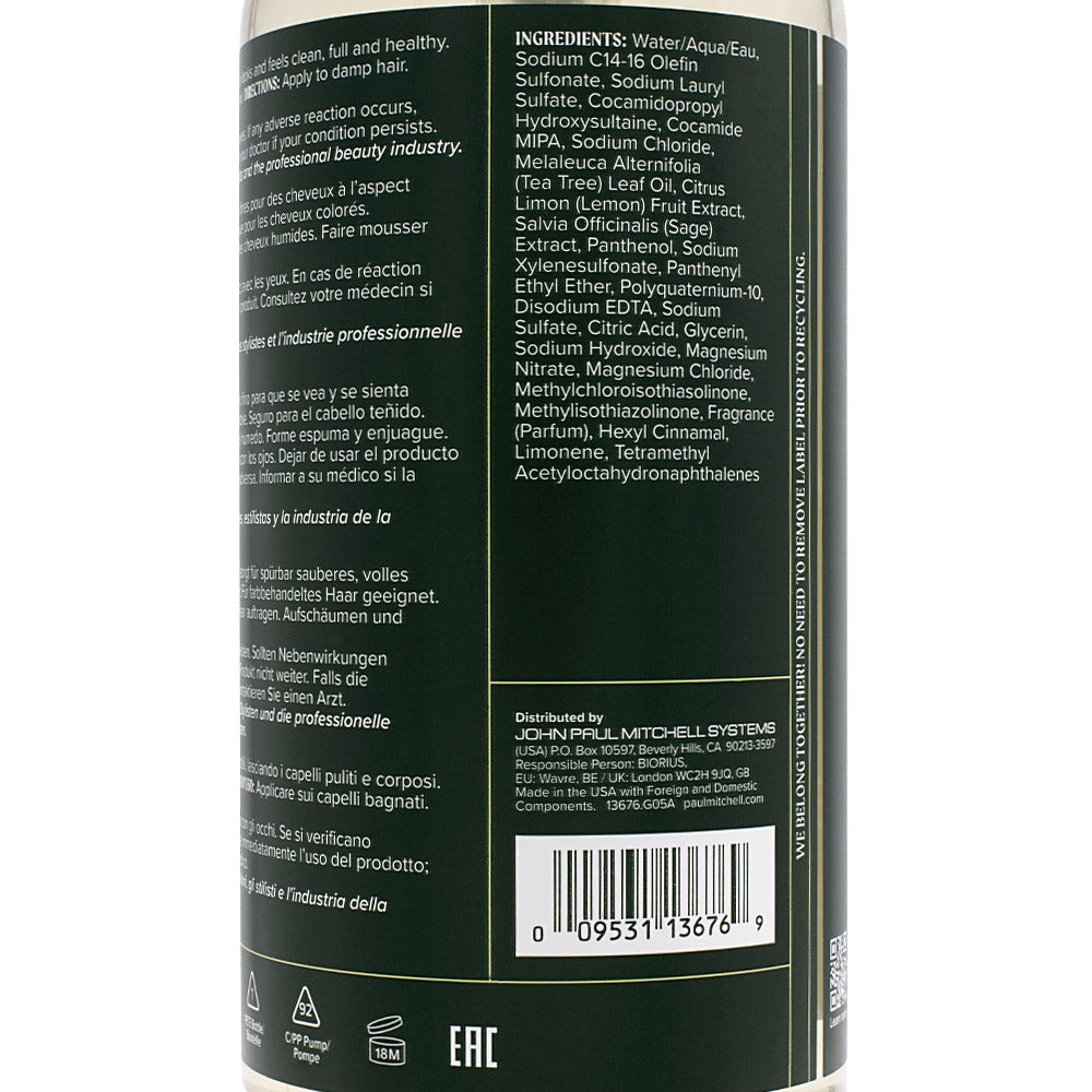 Paul Mitchell Tea Tree Lemon Sage Thickening Shampoo 1000ml