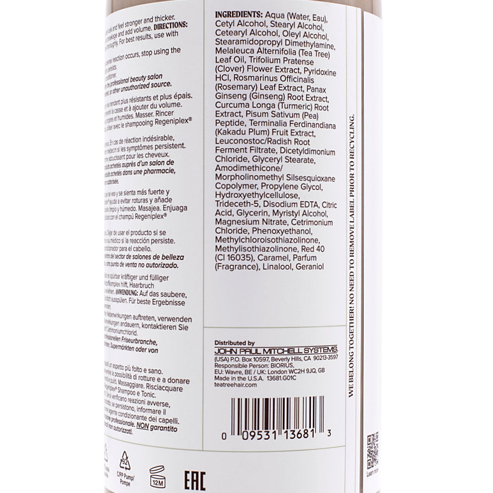 Paul Mitchell Tea Tree Scalp Care Regeniplex Conditioner 1000ml