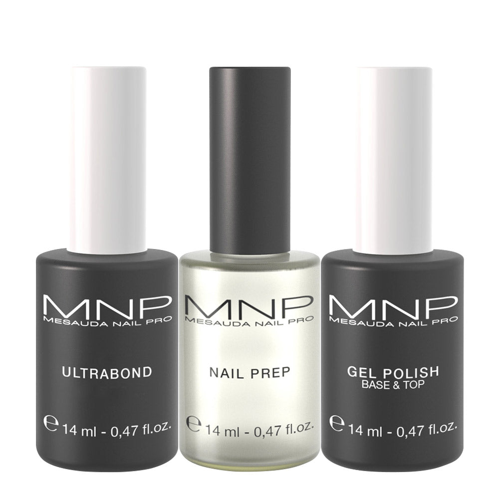 Mesauda MNP Ultrabond 14ml Nail Prep 14ml Base&Top 14ml