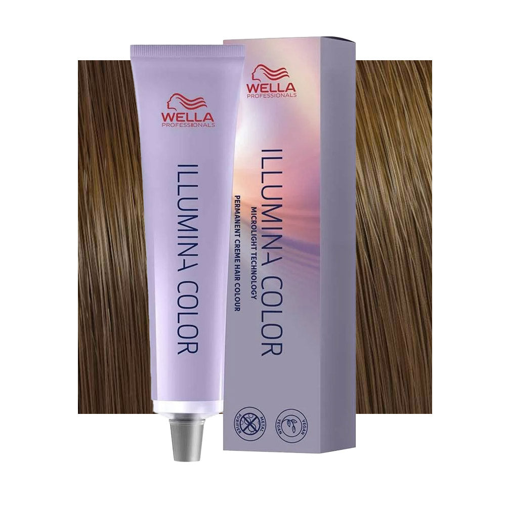 Wella Illumina Color 7/35 Biondo Medio Oro Mogano 60ml - colorazione permanente