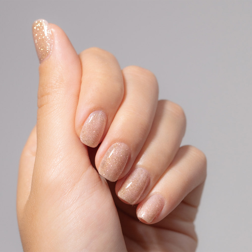 Mesauda Lacqwear Gel Polish 52 Glitter Gold 10ml  - smalto semipermanente
