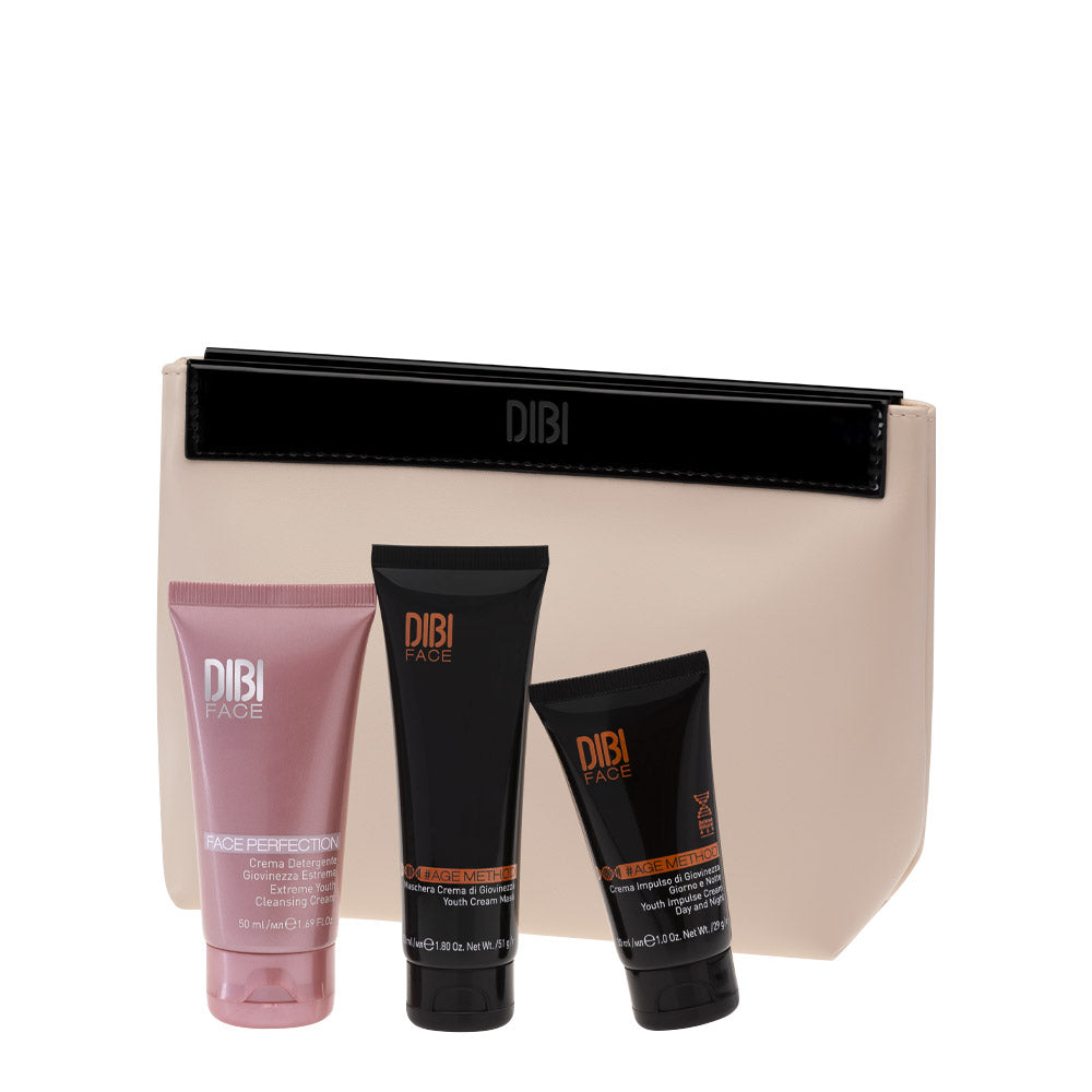 Dibi Milano Beauty Travel Set Giovinezza- pochette skincare routine travel size