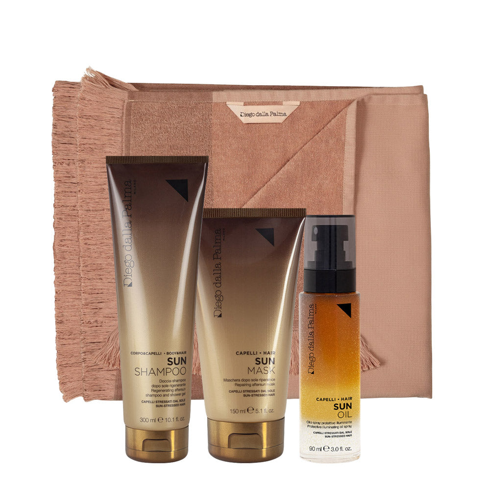 Diego Dalla Palma Professional Sun Shampoo Doccia 300ml Mask 150ml Sun Oil 90ml  + Telo OMAGGIO