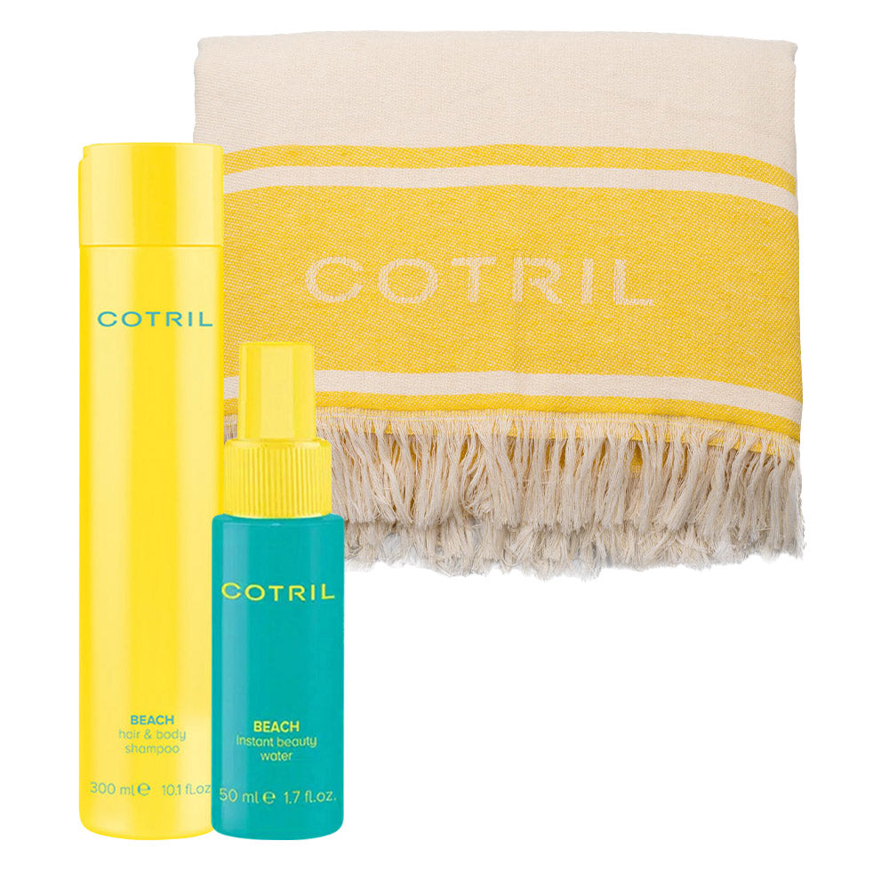 Cotril Beach Hair & Body Shampoo 300ml  Instant Beauty Water 50ml Telo Mare OMAG