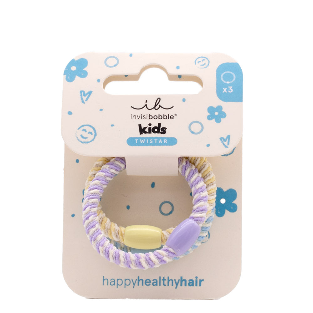 Invisibobble Twistar Kids Happy Healty Hair  Dreamy Braids 3pz - elastici in tessuto per bambini