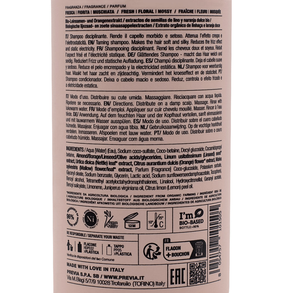 Previa Smoothing Taming Shampoo 340ml - shampoo anticrespo