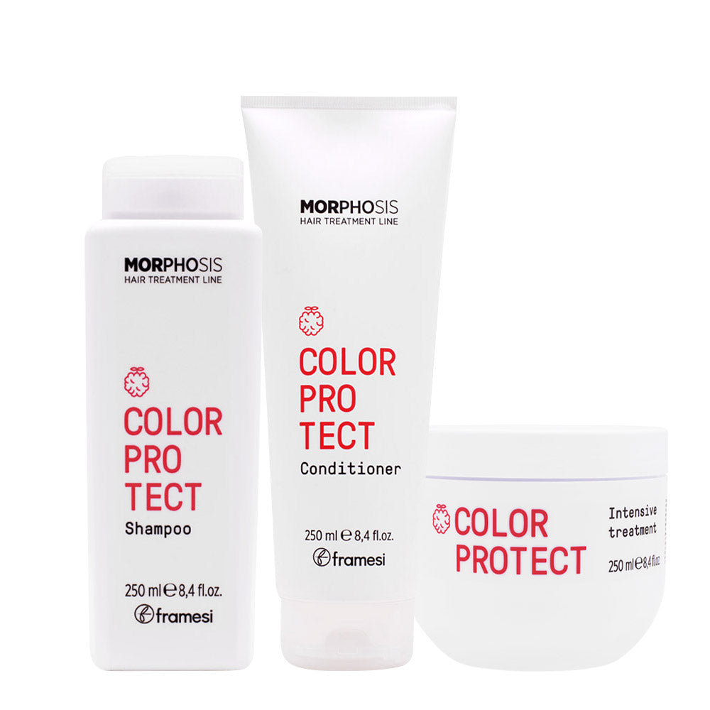 Framesi Morphosis Color Protect Shampoo 250ml  Conditioner 250ml Intensive Treatment 250ml