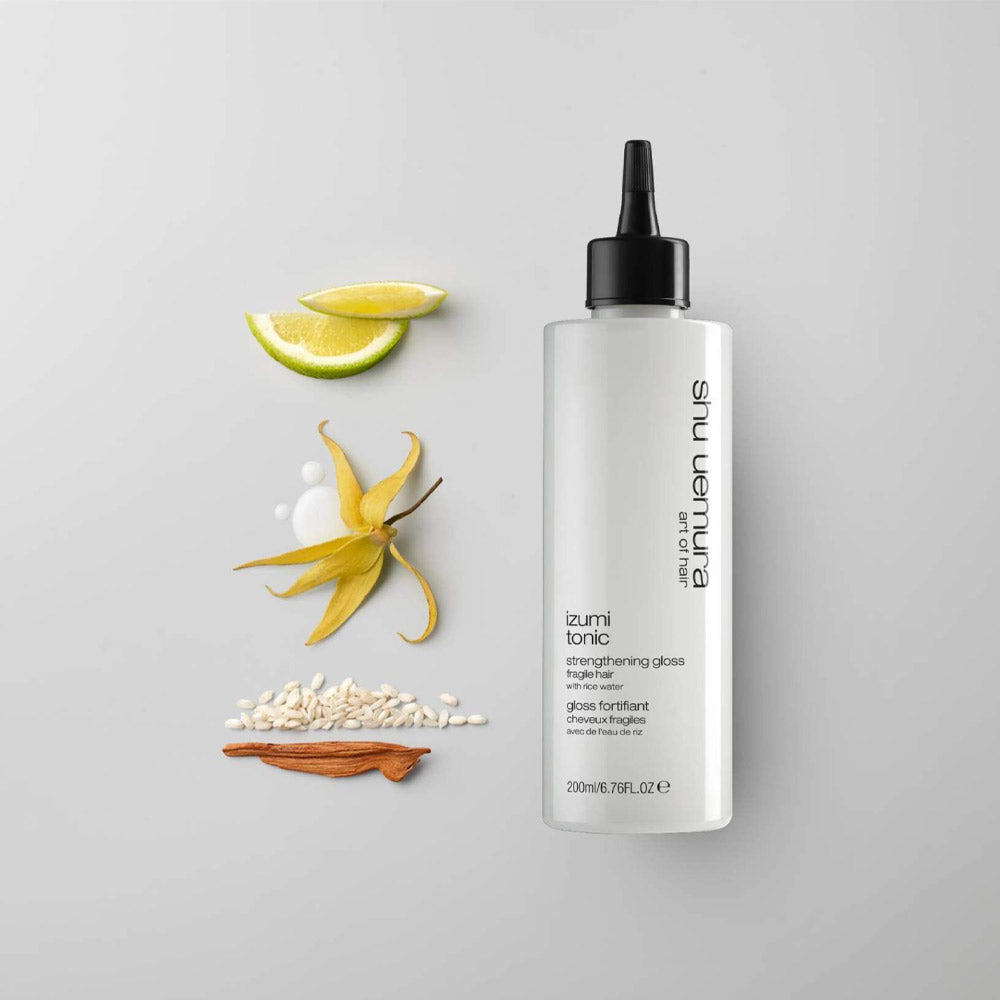 Shu Uemura Izumi Tonic Strenghthening Gloss Fragile Hair 200ml  - tonico rinforzante illuminante
