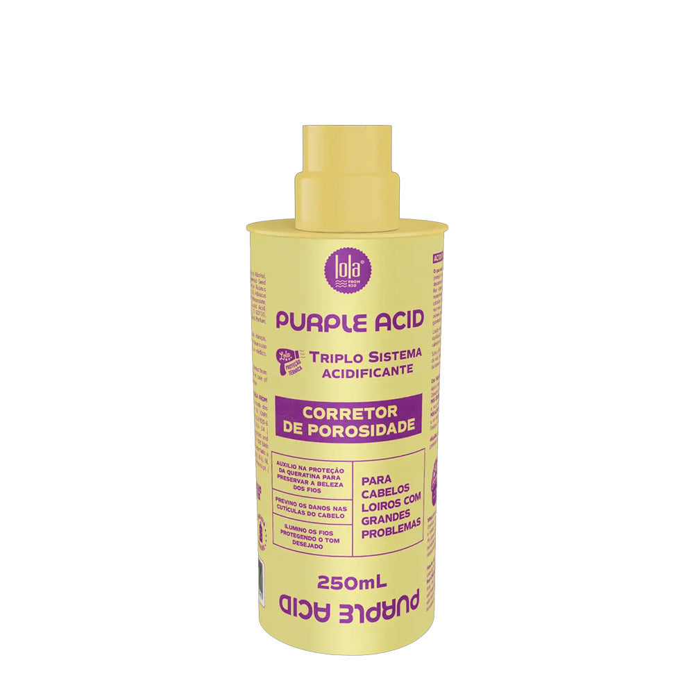 Lola From Rio Purple Acid Corrector De Porosidade 250ml - trattamento ristrutturante capelli biondi