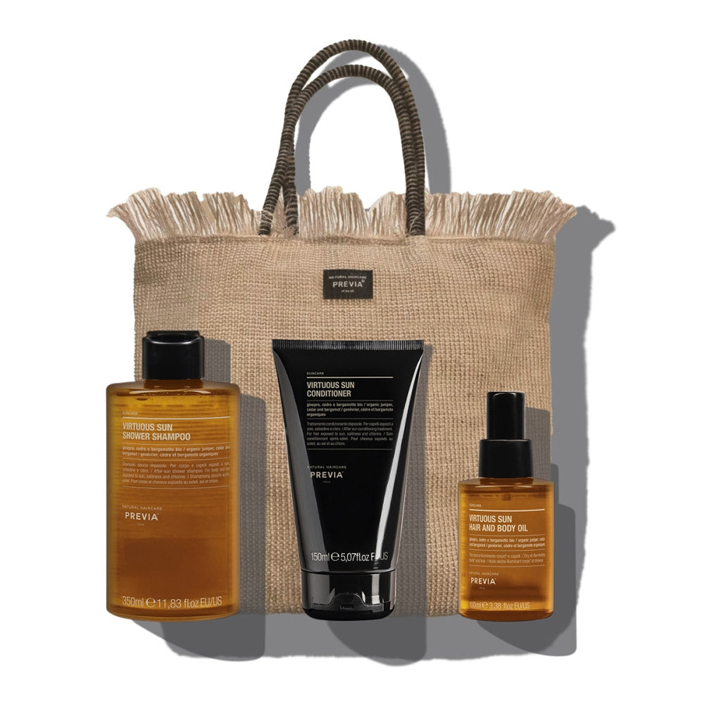 Previa Virtuous Sun Summer Kit + Summer Bag OMAGGIO