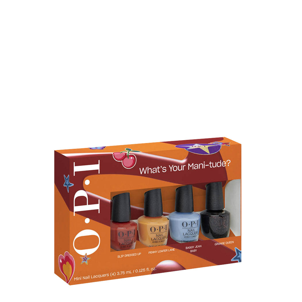 OPI Nail Laquer What's Your Mani-Tude? Mini Pack 4x7.35ml  - smalto
