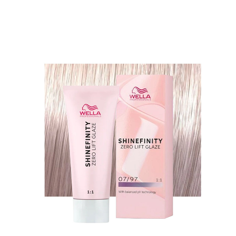 Wella Shinefinity 07/97 Biondo Medio Cendrè Sabbia 60ml - colore demi-permanente