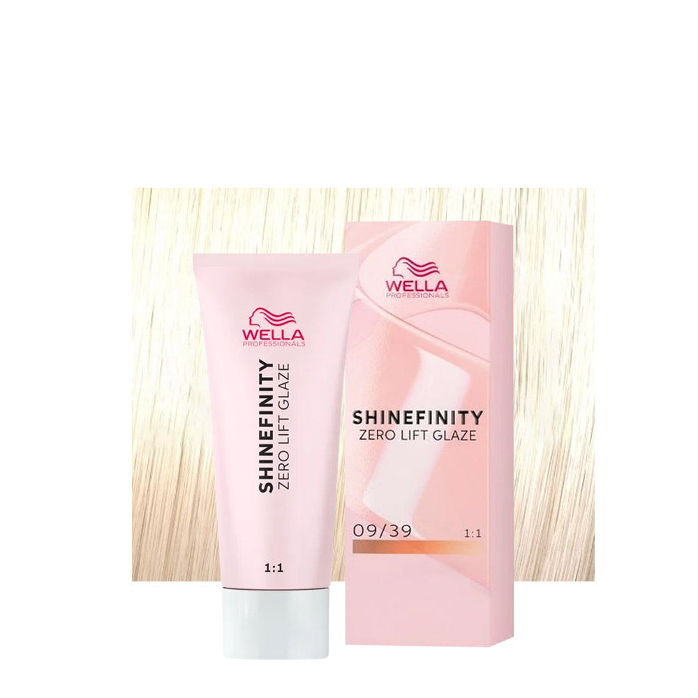 Wella Shinefinity 09/39 Biondo Chiarissimo Dorato Cendrè 60ml - colore demi-permanente