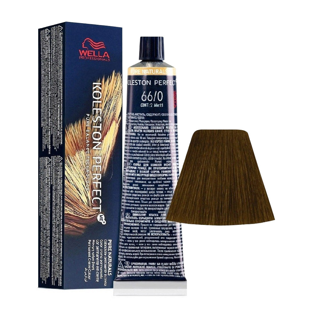 Wella Koleston Perfect ME+ Pure Naturals 66/0 Biondo Scuro Intenso 80ml - colorazione permanente