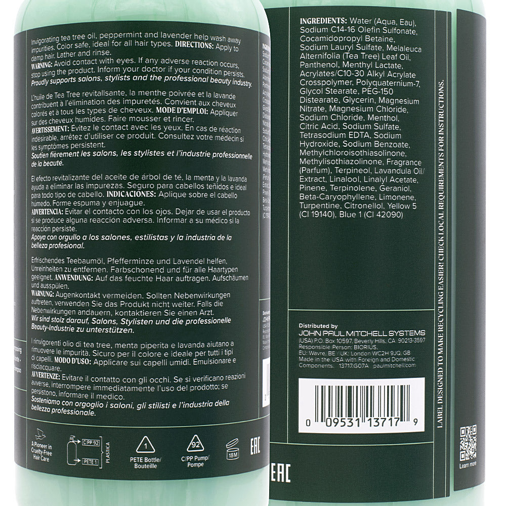 Paul Mitchell Tea Tree Special The Original Tingle Shampoo 1000ml  - shampoo rinvigorente
