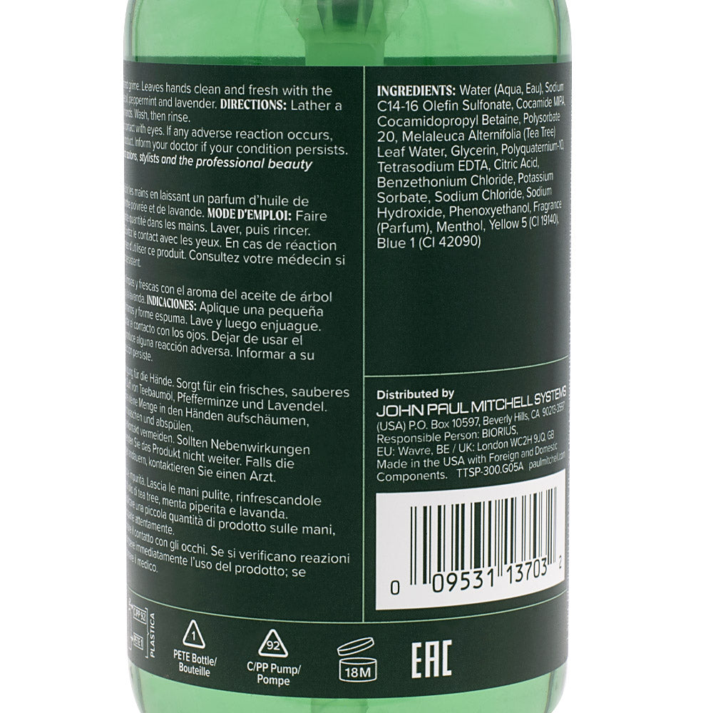 Paul Mitchell Tea Tree Special Hand Soap 300ml - sapone mani