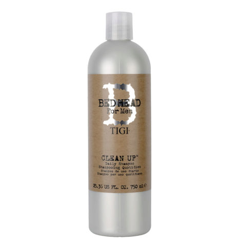 Tigi Bed Head Men Clean up Daily Shampoo 750ml - gentle shampoo for daily use