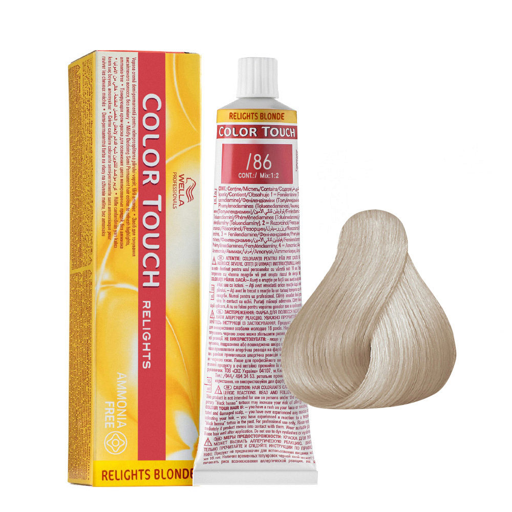 Wella Color Touch Relights Blonde /86 Violet Pearl 60ml - semi-permanent colouring without ammonia