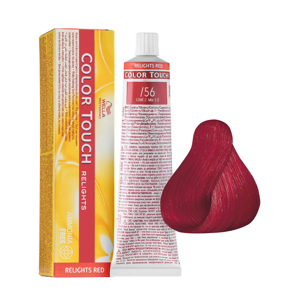 Wella Color Touch Relights Red /56 Mahogany Violet 60ml - semi-permanent colouring without ammonia