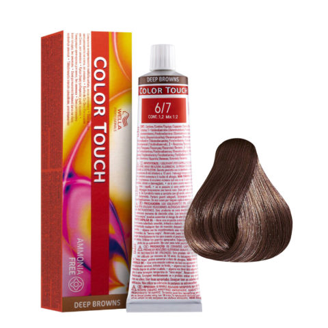 Wella Color Touch Deep Browns 6/7 Dark Sand Blonde 60ml - demi-permanent color without ammonia