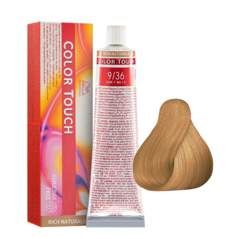 Wella Color Touch Rich Naturals 9/36 Very Light Golden Violet Blond 60ml - semi-permanent color without ammonia