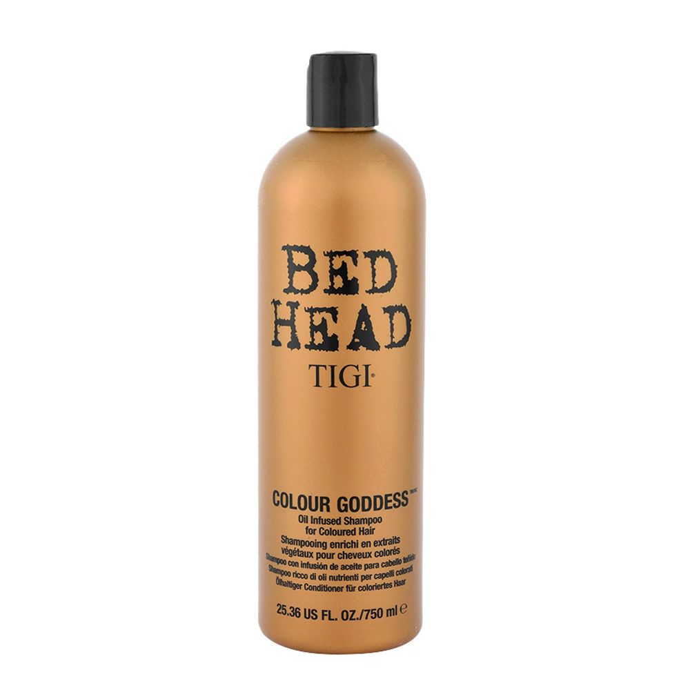 Tigi Bed Head Colour Goddess Oil infused Shampoo 750ml -  moisturizing shampoo for colored hair