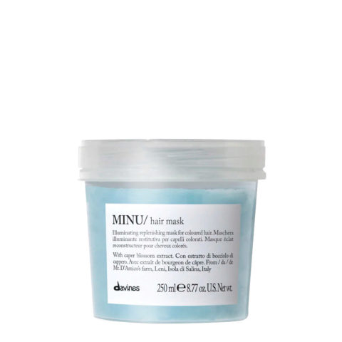 Davines Essential HairCare Minu Hair Mask 250ml - shine mask for coloured hair