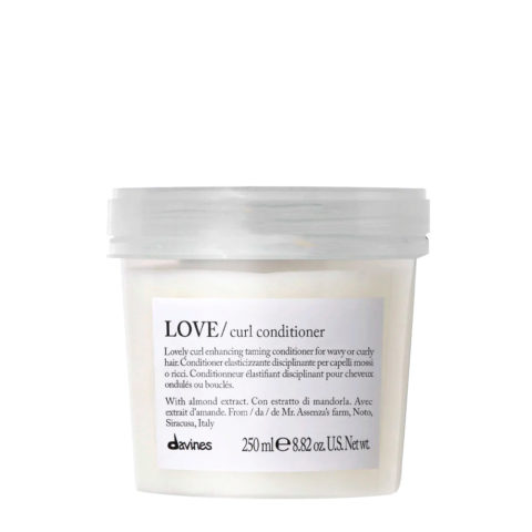 Davines Essential HairCare Love Curl Conditioner 250ml- elasticizing conditioner for curly or wavy hair