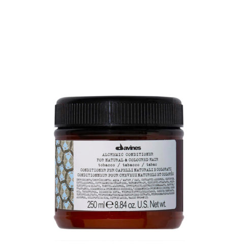 Davines Alchemic Conditioner Tobacco 250ml - conditioner for brown and light brown hair