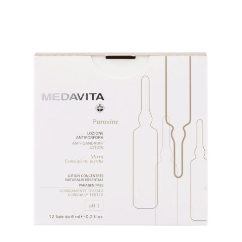 Medavita Cute Puroxine 12x6ml - anti-dandruff lotion pH 3