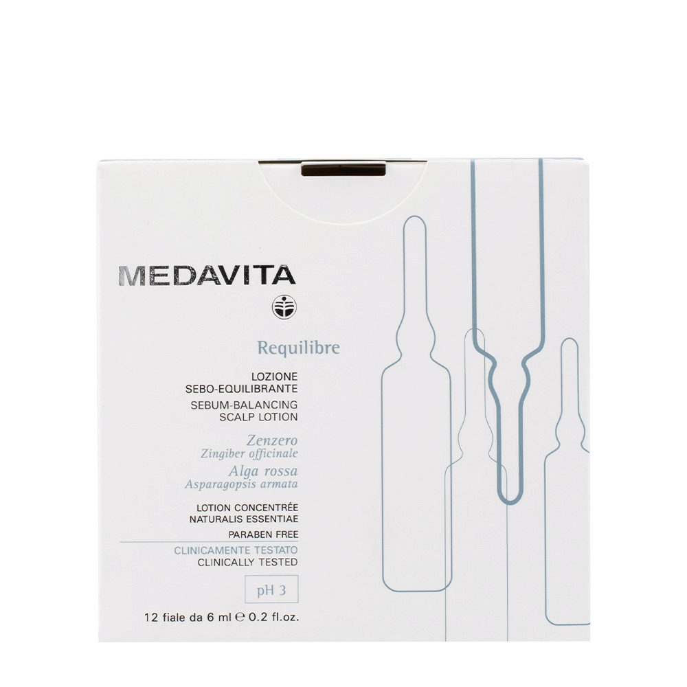 Medavita Cute Requilibre Sebum-balancing scalp lotion pH 3  12x6ml