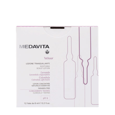 Medavita Cute Velour Soothing scalp lotion pH 6  12x6ml