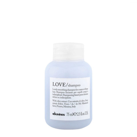 Davines Essential HairCare Love Smoothing Shampoo 75ml  - smoothing shampoo for unruly hair