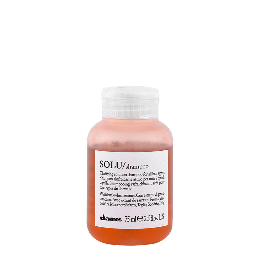 Davines Essential HairCare Solu Shampoo 75ml - refreshing shampoo for all hair types