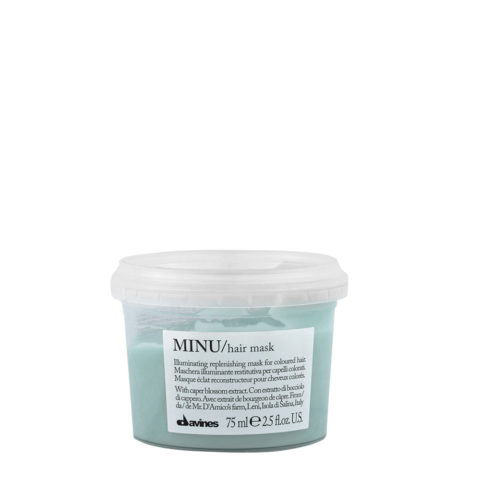 Davines Essential HairCare Minu Hair Mask 75ml - shine mask for coloured hair