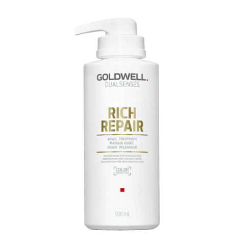 Goldwell Dualsenses Rich Repair Restoring 60Sec Treatment 500ml - treatment for dry or damaged hair