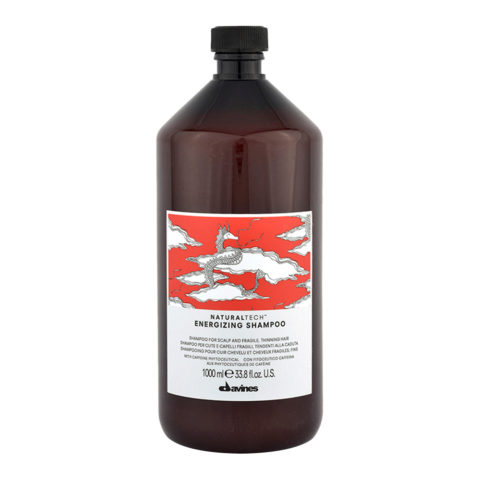 Davines Naturaltech Energizing Shampoo 1000ml  - energizing anti-hair loss shampoo