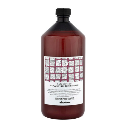 Davines Naturaltech Replumping Conditioner 1000ml - elasticizing and moisturizing conditioner