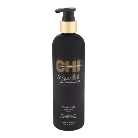 CHI Argan Oil Plus Moringa Oil Shampoo 355ml - hydrating shampoo